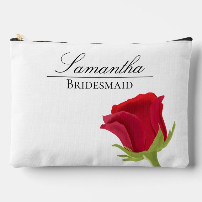 Bolsa de novia de rosa roja Imprimir Cortar Coser (Anverso)