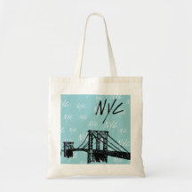 bolsa de nyc vibes tote (cian)