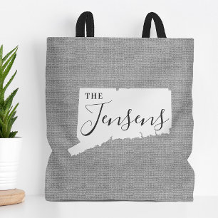 Bolsa de objetos de monograma de estado de la fami