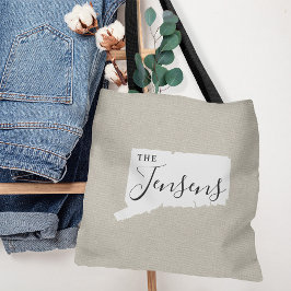 Bolsa de objetos de monograma de estado de la fami