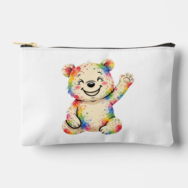 bolsa de osito de peluche pintado (Anverso)