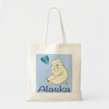 Bolsa de oso polar para mamá y cachorro
