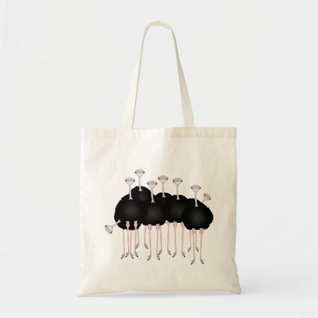 Bolsa de Ostrich Tote (Frente)