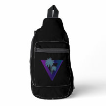 BOLSA DE PALMERAS TRIANGULARES RETROWAVE