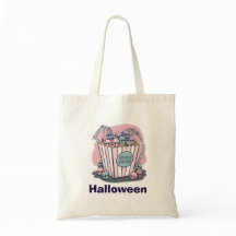 Bolsa de palomitas de Halloween espeluznantes