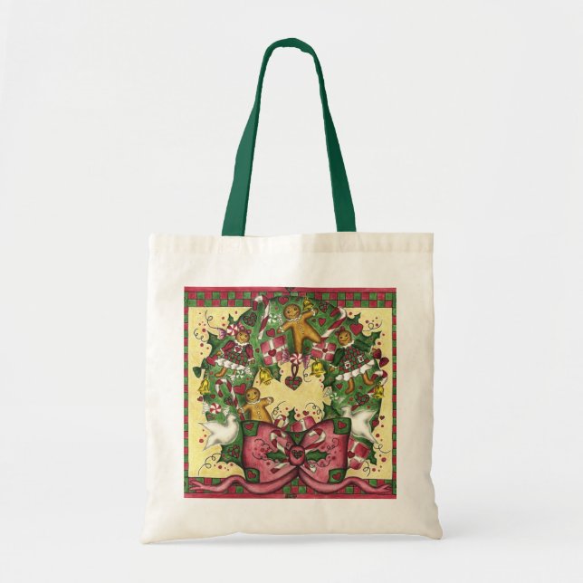 Bolsa de pan de jengibre de Navidad (Frente)