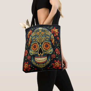 Bolsa de pan de los muertos decorativa