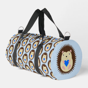 Bolsa de pañales Baby Boy Blue Heart Hedgehog