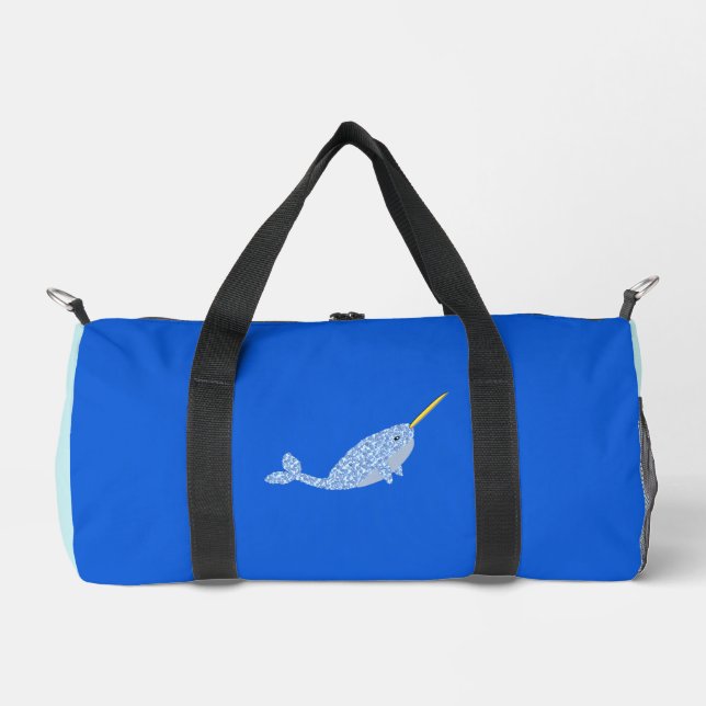 Bolsa de pañales para bebé azul lindo (Anverso)