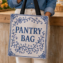 BOLSA DE PANTRY "ARÁNDANO" | TOTE CHINOISERIE