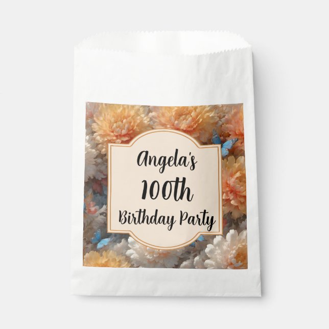 Bolsa De Papel 100.ª fiesta de cumpleaños (Anverso)