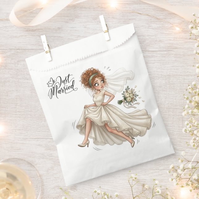 Bolsa De Papel #17 Novia divertida (Cortado)