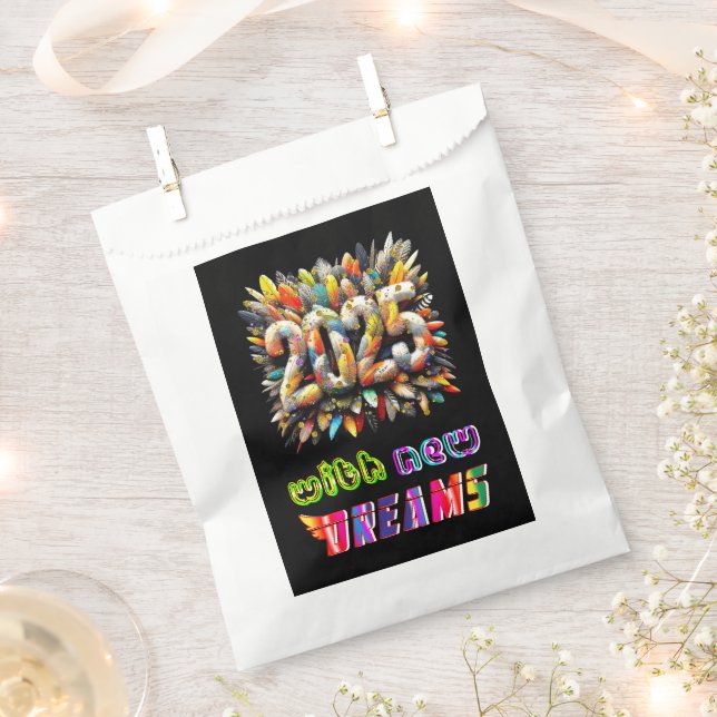 Bolsa De Papel 2025 con nuevos sueños (Cortado)