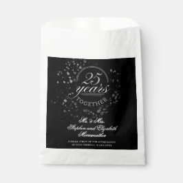 Bolsa De Papel 25 Años Juntos Fiesta de Aniversario de Bodas de P