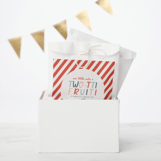 Bolsa De Papel 2.ª fruta de cumpleaños verano fiesta de niños (Fiesta)