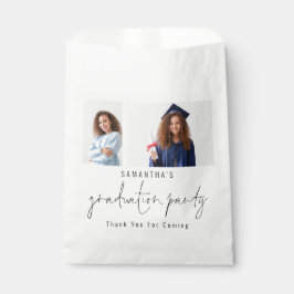 Bolsa De Papel 2 Photo Script Graduation Party Gracias