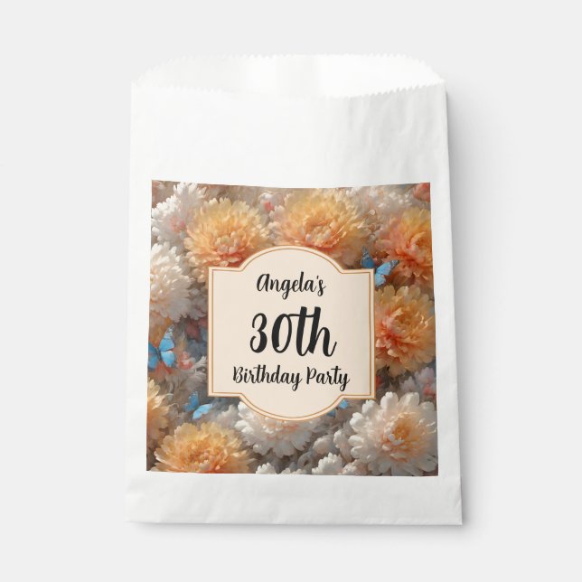 Bolsa De Papel 30.º Fiesta de cumpleaños (Anverso)