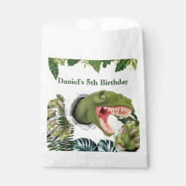 Bolsa De Papel 3D Dinosaur Birthday