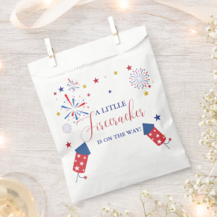 Bolsa De Papel 4 de julio Baby Shower, el petardo de la independe