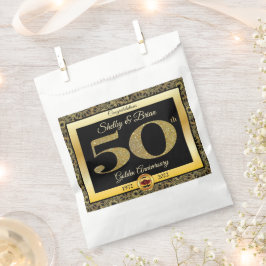 Bolsa De Papel 50º Aniversario de Bodas de Oro