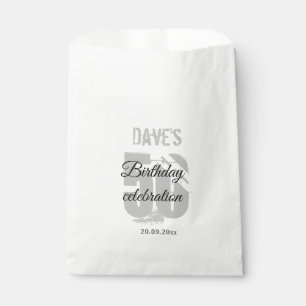 Bolsa De Papel 50° fiesta de cumpleaños de cualquier edad perso