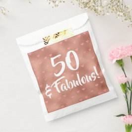 Bolsa De Papel 50 y fabuloso cumpleaños