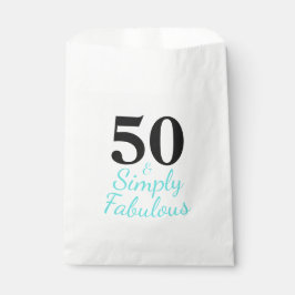 Bolsa De Papel 50 y fabuloso cumpleaños