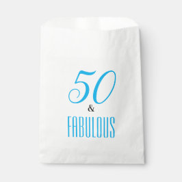 Bolsa De Papel 50 Y Fabuloso Partido personalizar del Cumpleaños 