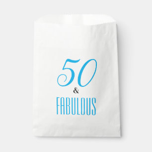 Bolsa De Papel 50 Y Fabuloso Partido personalizar del Cumpleaños