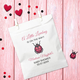 Bolsa De Papel A Little Love Bug Is On The Way Ladybug