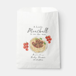 Bolsa De Papel A little Meatball is on the way Baby Shower