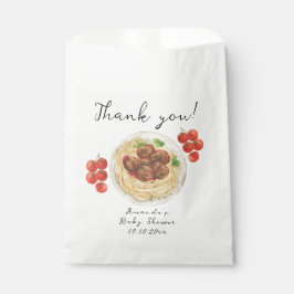 Bolsa De Papel A little Meatball is on the way Baby Shower