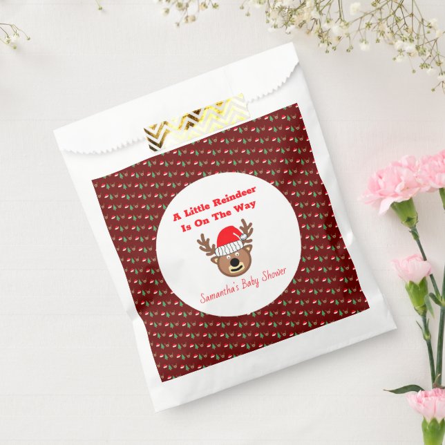Bolsa De Papel A Little Reindeer Is On The Way (Sellado)