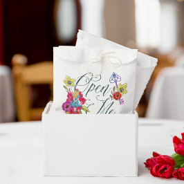 Bolsa De Papel Abrázame Alicia en la clave de cosecha de maravill