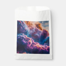 Bolsa De Papel Abstract Space Nebula Art - Colorful Cosmic