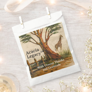 Bolsa De Papel Acacia Legacy™: Te Agradece | Africano Personaliza