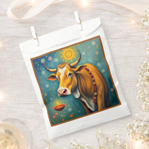 Bolsa De Papel Acento de regalo para vacas sagradas de Diwali
