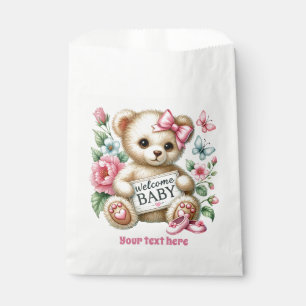 Bolsa De Papel Acogedor personalizable de ducha de bebé