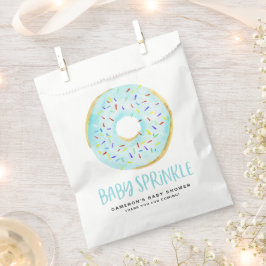 Bolsa De Papel Acuarela Blue Glazon Donut Baby Sprinkle