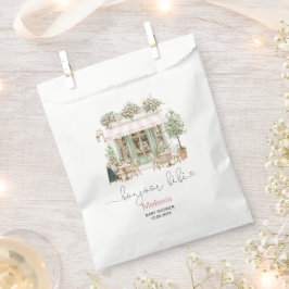 Bolsa De Papel Acuarela bonjoor bebe fiesta de bebé Plato de