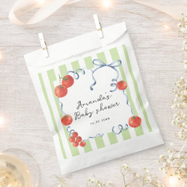 Bolsa De Papel Acuarela de bebé de tomate