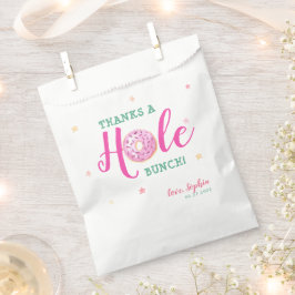 Bolsa De Papel Acuarela Donuts Gracias A Un Bunch De Hoyo Gracias