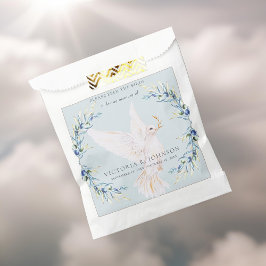 Bolsa De Papel Acuarela Dove Bird Seed Packet Funeral Memorial