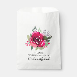 Bolsa De Papel Acuarela Floral