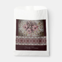 Bolsa De Papel Acuarela floral de bonito diseñada