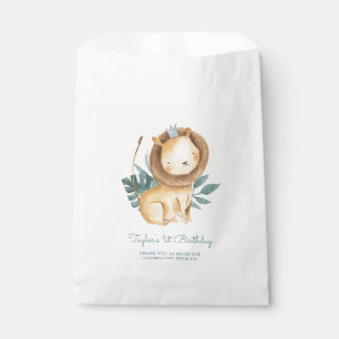 Bolsa De Papel Acuarela Príncipe Tropical deja cumpleaños