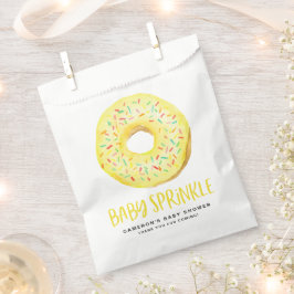 Bolsa De Papel Acuarela Yellow Glazed Donut Baby Sprinkle