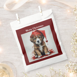 Bolsa De Papel Adorable Dog Temas Goodies - Vibes de vacaciones