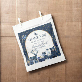 Bolsa De Papel Adorable Magic Woodland Night Animal Baby Shower