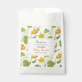 Bolsa De Papel adorable patrón de vid de pumkin